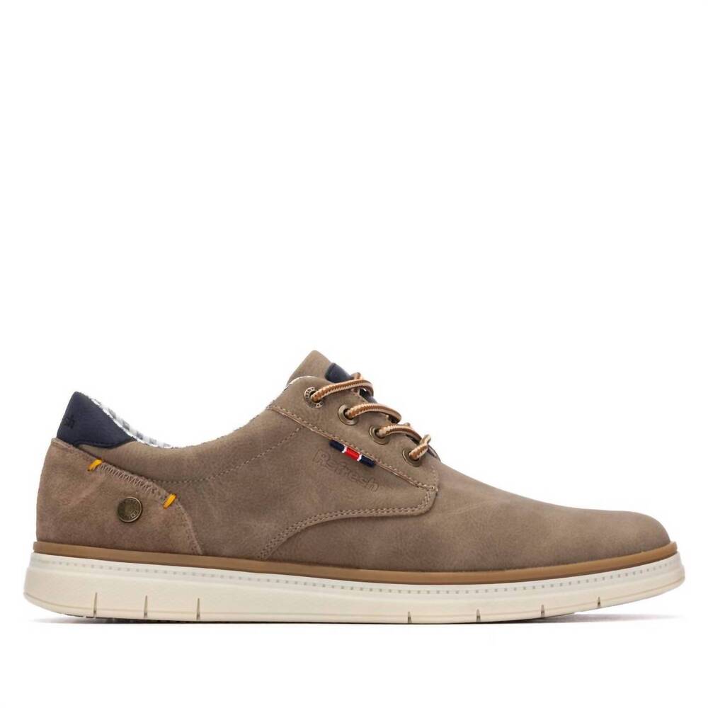 NEW XTI men's 175558 refresh shoe in taupe